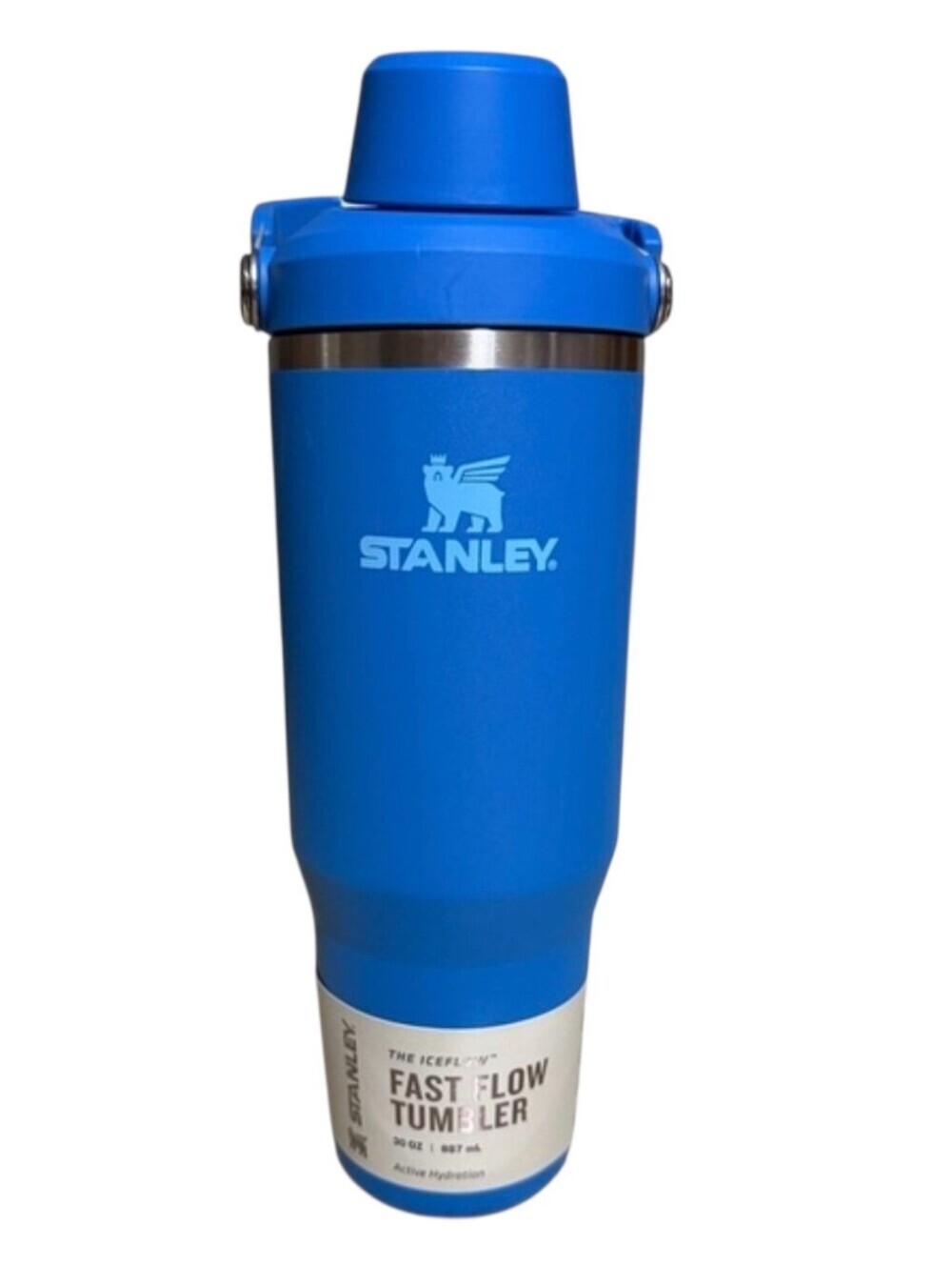 Stanley IceFlow Fast Flow Tumbler 30 oz Azure Blue Insulated NEW